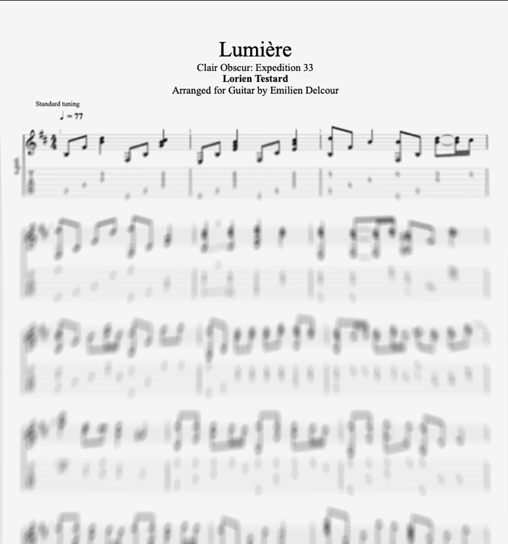 EmilienDelcour's tweet photo. 🎶 Clair Obscur
Trouble Tablature 🎶 https://t.co/oHJjsvksSh