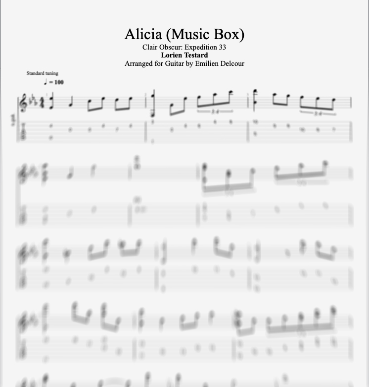 EmilienDelcour's tweet photo. 🎶 Clair Obscur
Trouble Tablature 🎶 https://t.co/oHJjsvksSh