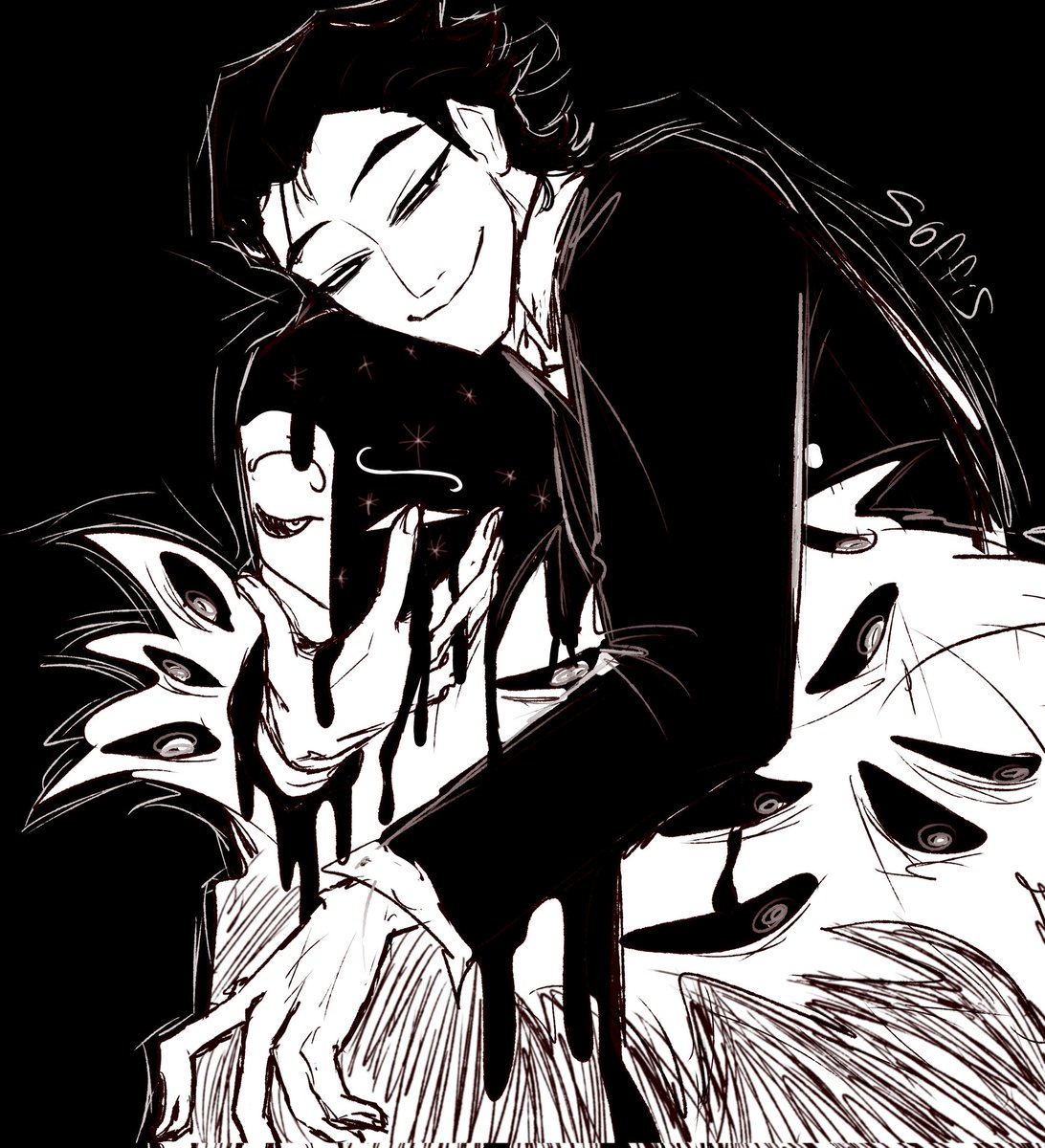 Nulla, 
it's better to know about it, as a precaution and to keep it from sticking.
Because once it does, it won't let go.
(The counterpart of the previous artwork)
#toeatagod #oc