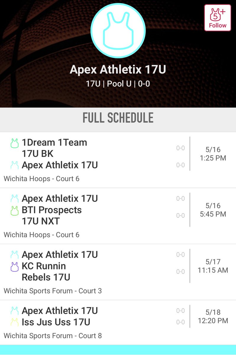 Back in action this weekend! Here's the schedule for this weekends NXT PRO16 tournament in Wichita, KS.