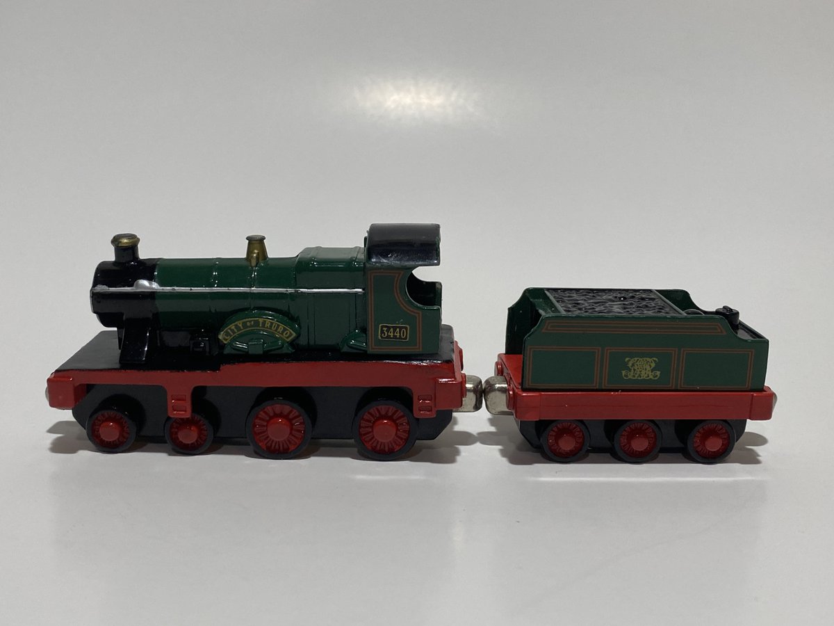 CGS55_'s tweet image. "He went 100 miles an hour before you were drawn or thought of!"
Here is my custom of the Special Visitor, City of Truro for the Take Along range. Made from a Take Along Molly and a ERTL City of Truro, I'm proud to reveal a new custom after so long!