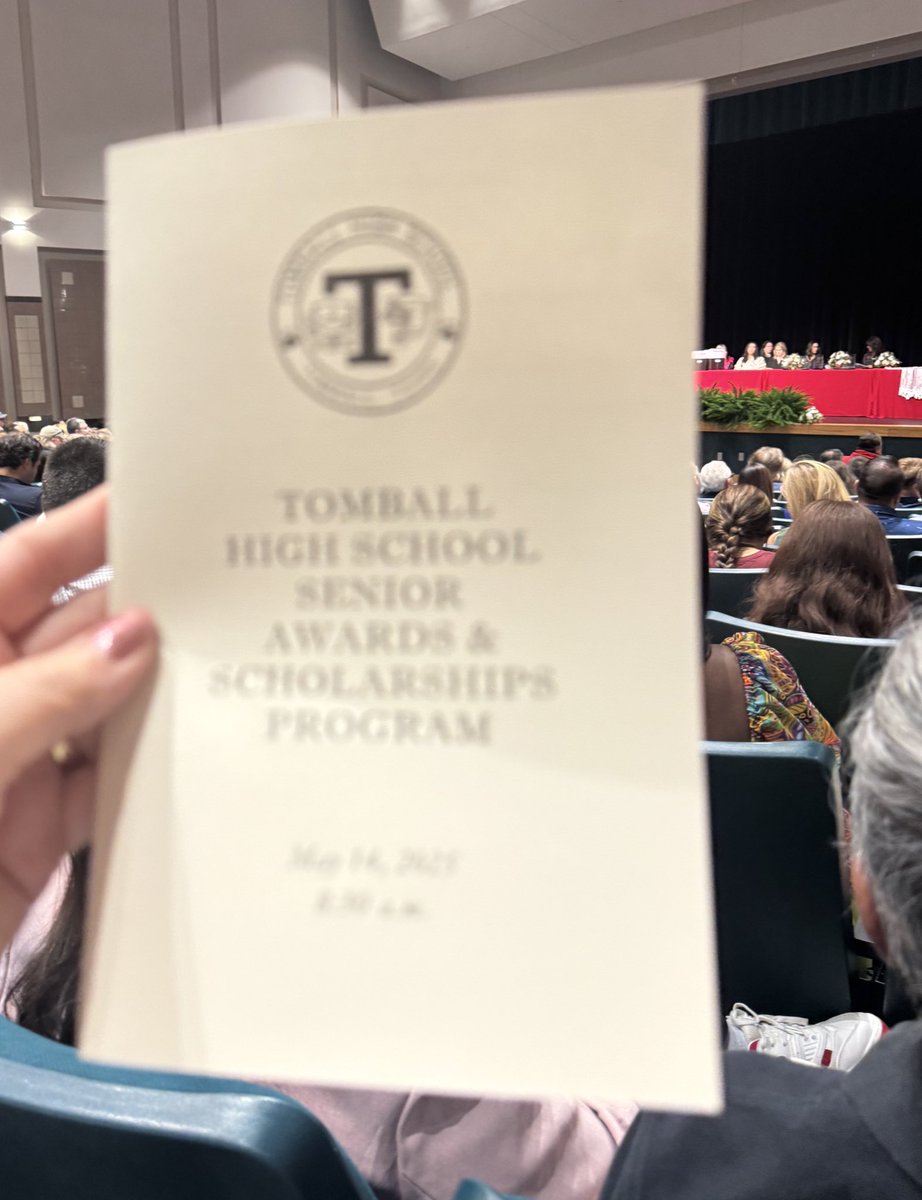 m_salazarzamora's tweet photo. Yesterday we enjoyed celebrating our Seniors at the @TISDTHS Senior Awards &amp; Scholarship Ceremony!  

Recognizing seniors for their accomplishments &amp; dedication to their school experience was a highlight. 

We’re proud of all Tomball High School Seniors!!#DestinationExcellence https://t.co/nWLKnt5TEV