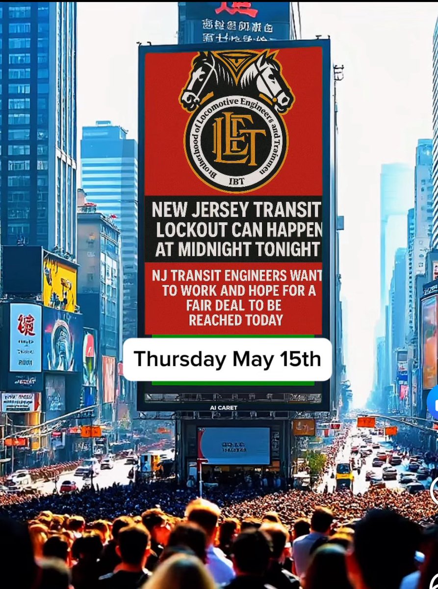 3 more hours. #njtransitstrike