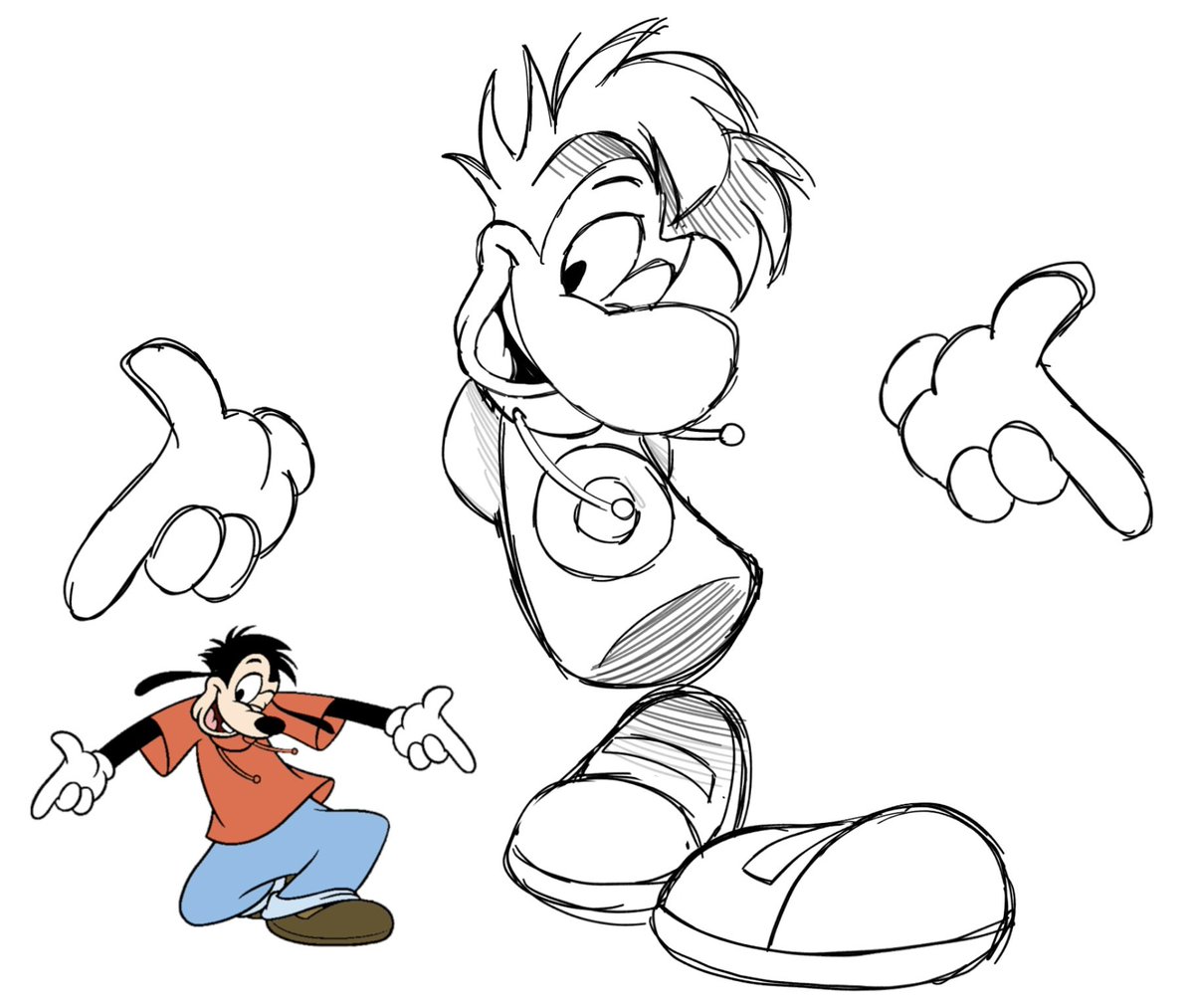 pinweena_pin_'s tweet photo. Rayman but Disney style? https://t.co/ZMJCBQLuil