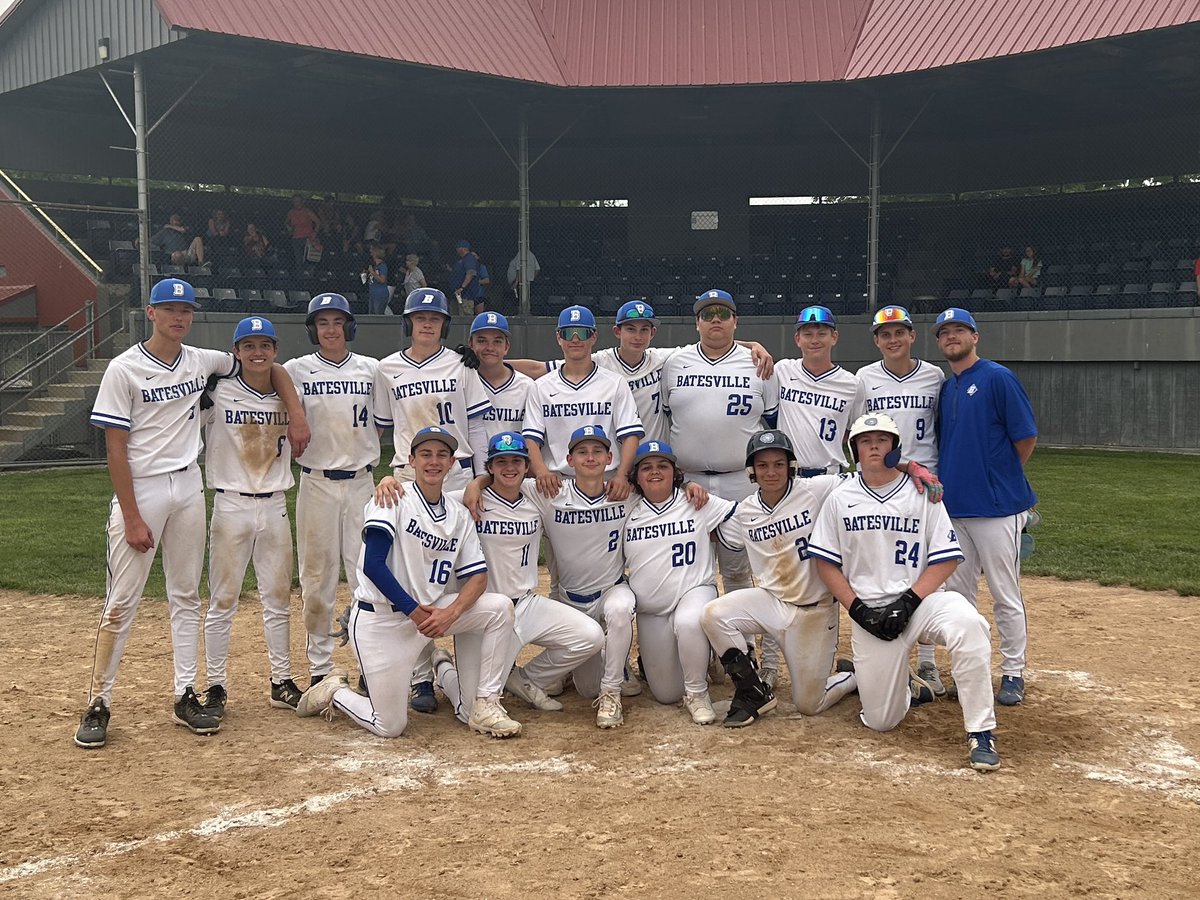 JV run ruled Rushville 10-0 in six innings tonight. Denni led the offense with 3 hits. Elston, Huber &amp; Grossman each added 2 hits. Batta had a triple, 3 runs &amp; 3 RBI. Hughes &amp; Blessing each added a double. Hunt went 5 innings on the mound striking out 7 and allowing just 2 hits.