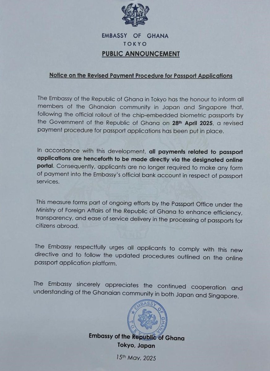 Embassy of Ghana Tokyo tweet media