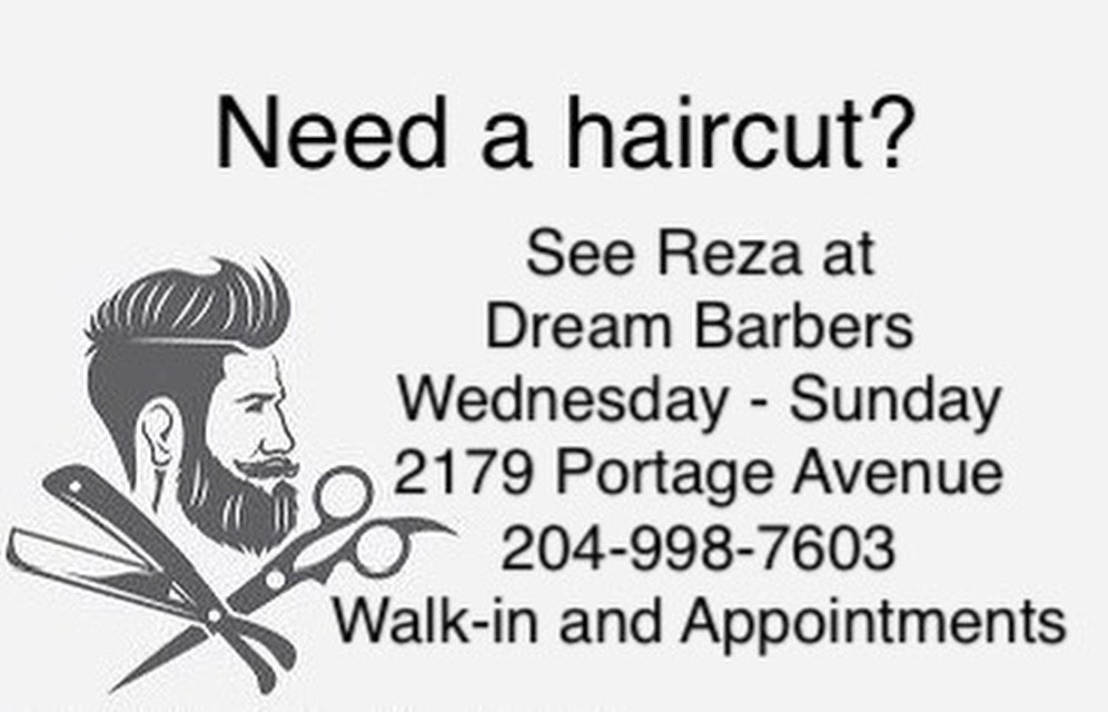Glen Murray (@glen4climate) on Twitter photo My friend Reza escaped #Afghanistan through <a href="/Rainbow/">Rainbow Beauty</a> railroad and he is a talented barber and stylist. Please welcome him to our wonderful city. #Winnipeg Book an appointment @ Dream Barbers! ( 204) 998-7603. My friend Reza escaped #Afghanistan through <a href="/Rainbow/">Rainbow Beauty</a> railroad and he is a talented barber and stylist. Please welcome him to our wonderful city. #Winnipeg Book an appointment @ Dream Barbers! ( 204) 998-7603.