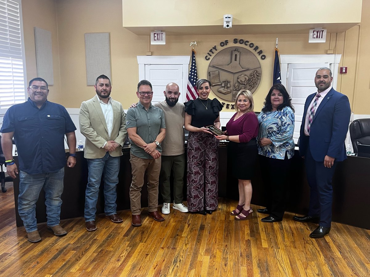 This evening City Council presented Code 10 Gear LLC. with a taken of appreciation for donating jackets to the community youth! THANK YOU!!