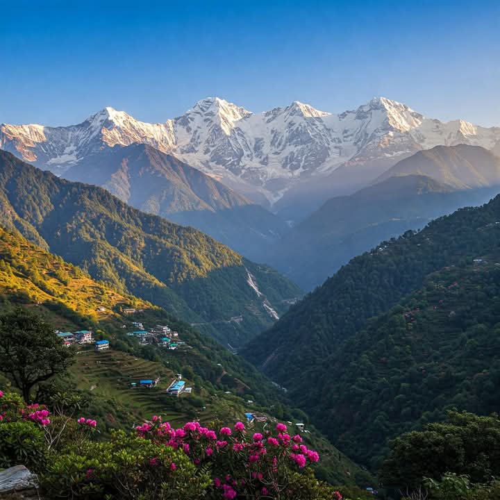 यहाँ खड़े होकर, ऐसा लगता है जैसे यह दुनिया का सबसे खूबसूरत नज़ारा है