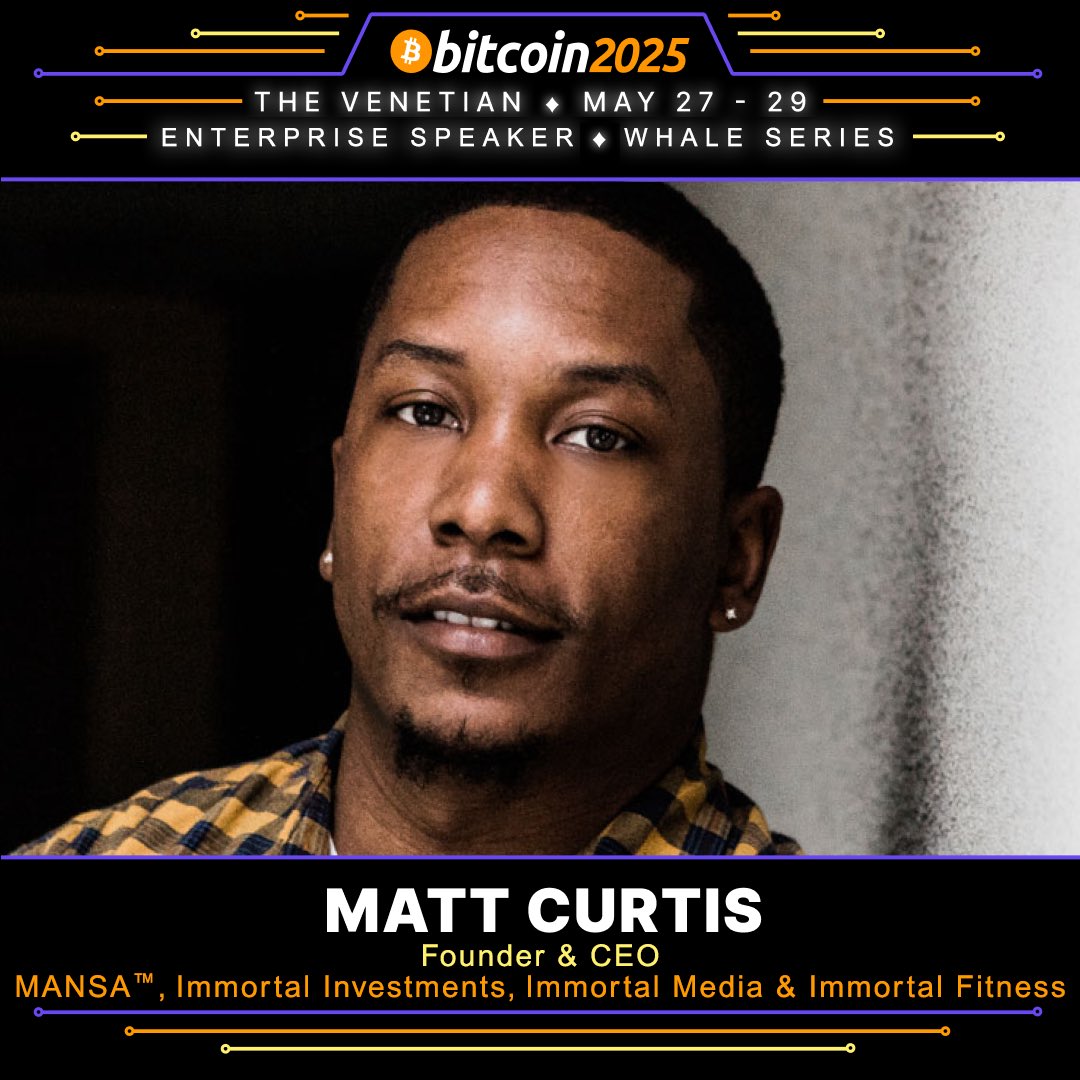 MansaFootwear's tweet photo. Hear from @GoldmanStacks, MANSA’s CEO &amp; Founder, at @TheBitcoinConf on May 29th!

Read More &amp; Get Tickets: https://t.co/rIvWCC05yq
Read Bio: https://t.co/T7WCPftXt6

#Bitcoin #BitcoinConference https://t.co/w4JxZpHkRl