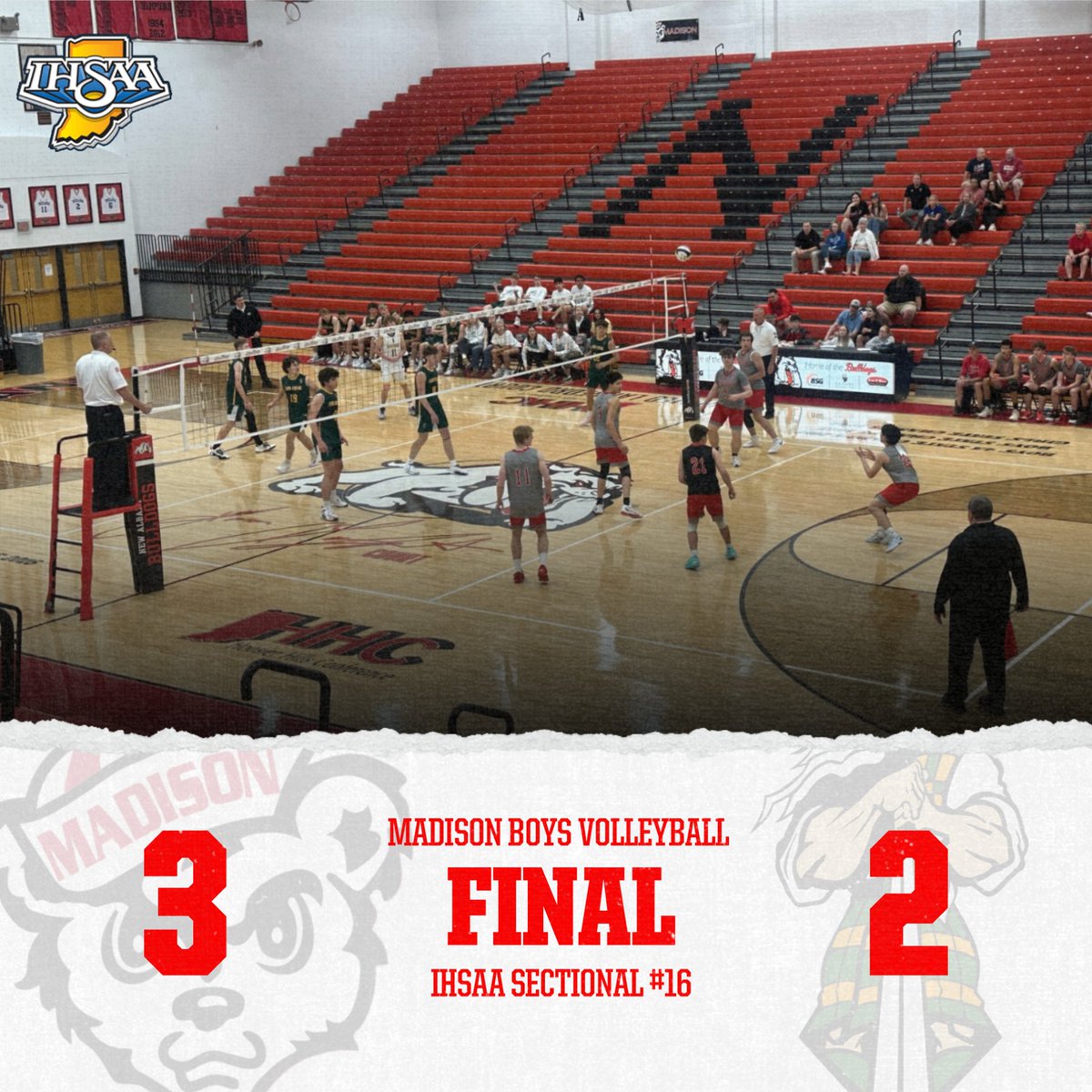 cubsAD's tweet photo. Madison Boys Volleyball advances to Sectional Semifinals on Saturday to take on Jeffersonville. Game is at 12:30pm at New Albany High School. GO CUBS! #CubProud https://t.co/yqCgAIYJ6e
