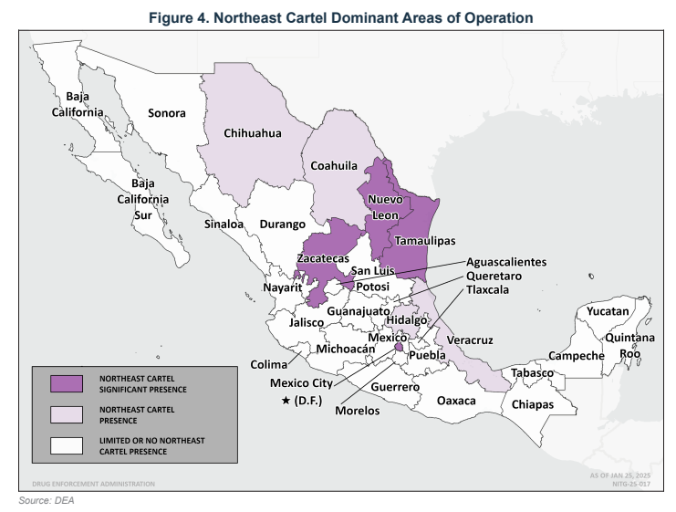 Mapa Del Narco Trafico En Ciudad De Mexico El Narcotráfico En México