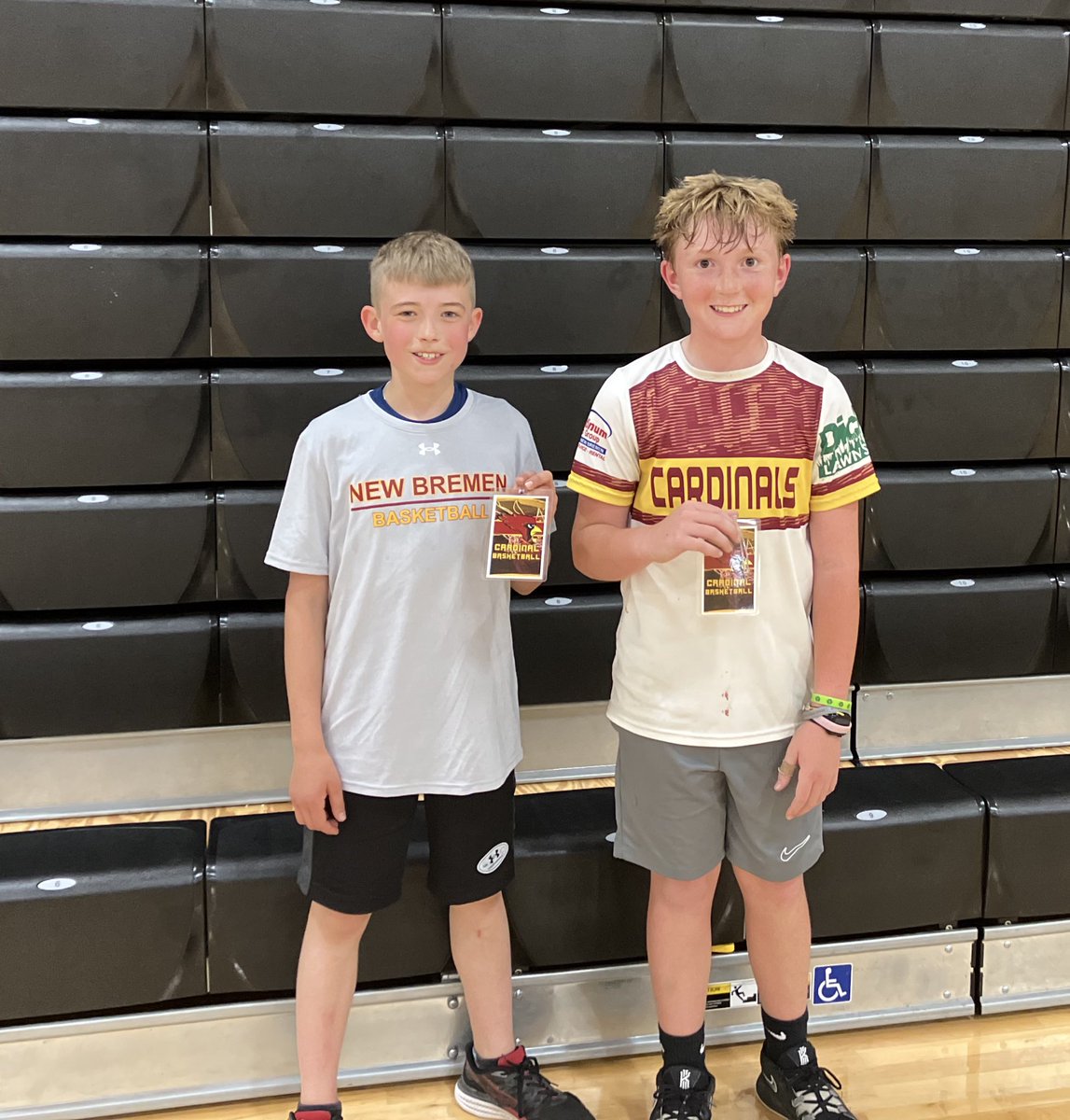 Great job by our 5th and 6th grade buzzer beater winners!