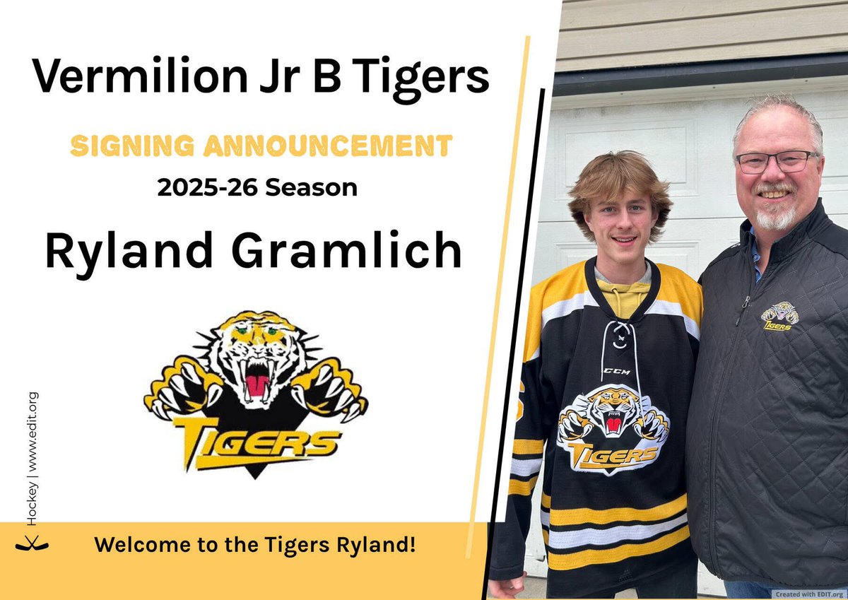 Vermilion Jr. B Tigers (@tigersvermilion) on Twitter photo 