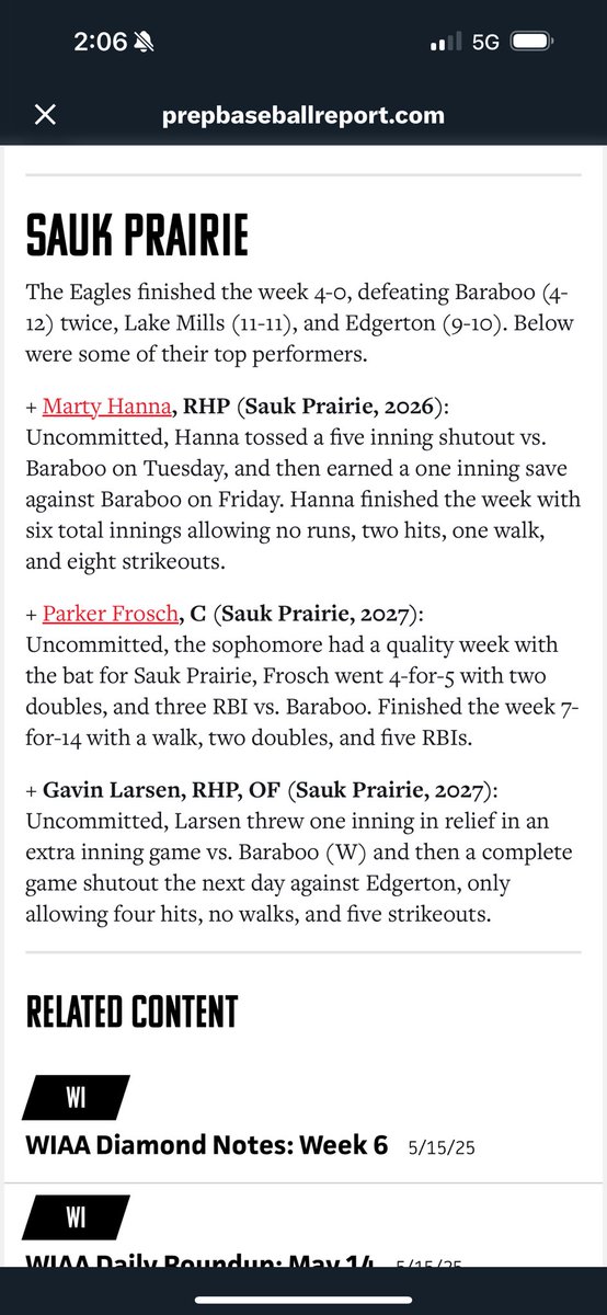 More well-deserved recognition for these guys for a huge week last week!