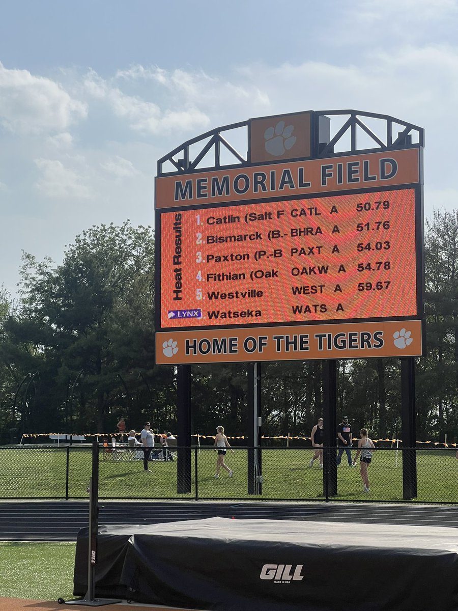 Our 4x1 started the night off with a school record and earned a trip to state with a 1st place finish!