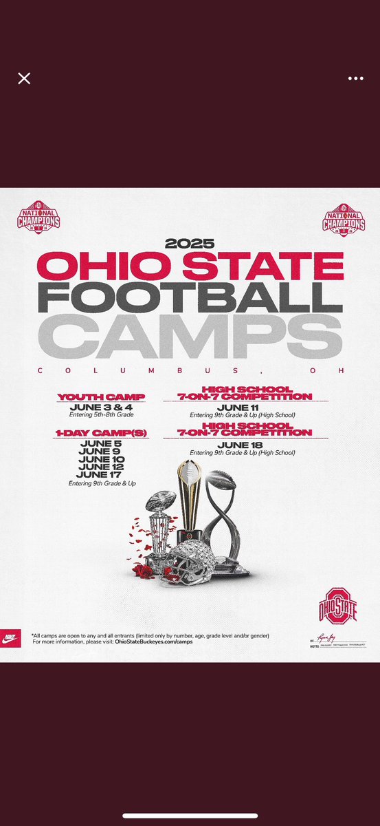 Brody Close (@brody_close) on Twitter photo Thank you to <a href="/CoachKee/">Keenan Bailey</a> and <a href="/OhioStateFB/">Ohio State Football</a> for the personal invite to the prospect camp! Can’t wait to come out and work!
<a href="/AllenTrieu/">Allen Trieu</a> <a href="/JaredLuginbill/">Jared Luginbill</a> <a href="/Bryan_Ault/">Bryan Ault - Midwest Scout</a> <a href="/mickdwalker/">Mick Walker</a> <a href="/Mark__Porter/">ScoutingOhio.com - 247 Sports - Bucknuts</a> <a href="/Coach_Aubiel/">Jaret Aubiel</a> <a href="/Coach_DiAngelo/">Mike DiAngelo</a> Thank you to <a href="/CoachKee/">Keenan Bailey</a> and <a href="/OhioStateFB/">Ohio State Football</a> for the personal invite to the prospect camp! Can’t wait to come out and work!
<a href="/AllenTrieu/">Allen Trieu</a> <a href="/JaredLuginbill/">Jared Luginbill</a> <a href="/Bryan_Ault/">Bryan Ault - Midwest Scout</a> <a href="/mickdwalker/">Mick Walker</a> <a href="/Mark__Porter/">ScoutingOhio.com - 247 Sports - Bucknuts</a> <a href="/Coach_Aubiel/">Jaret Aubiel</a> <a href="/Coach_DiAngelo/">Mike DiAngelo</a>