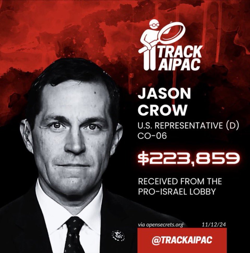 CD7watermelon's tweet photo. .@RepJasonCrow hosted a telephone town hall so he could control the narrative. He wants to make sure no one asks him about his role in the U.S. funded genocide against the Palestinians. #copolitics https://t.co/X4cbv78pRd