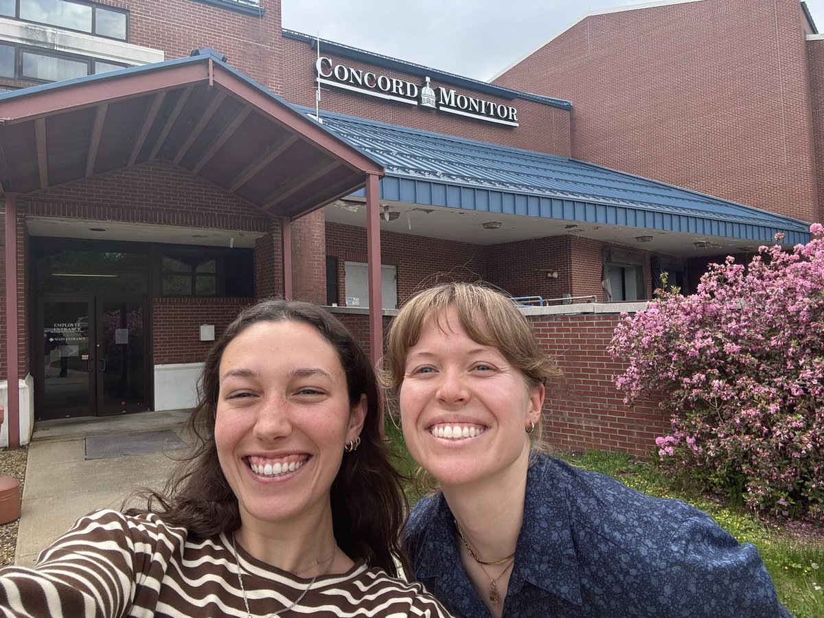 michaelatowfghi's tweet photo. Today was my last day at @ConMonitorNews. Forever grateful that @CMonitor_JVF hired a super shy intern and convinced me to stay for 3 years. And even more grateful I got to work with such talented colleagues who care deeply about local news. https://t.co/a5dbwG7Hwc