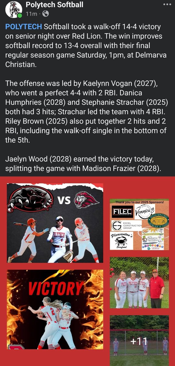 POLYTECH Softball (@polytechsb) on Twitter photo 