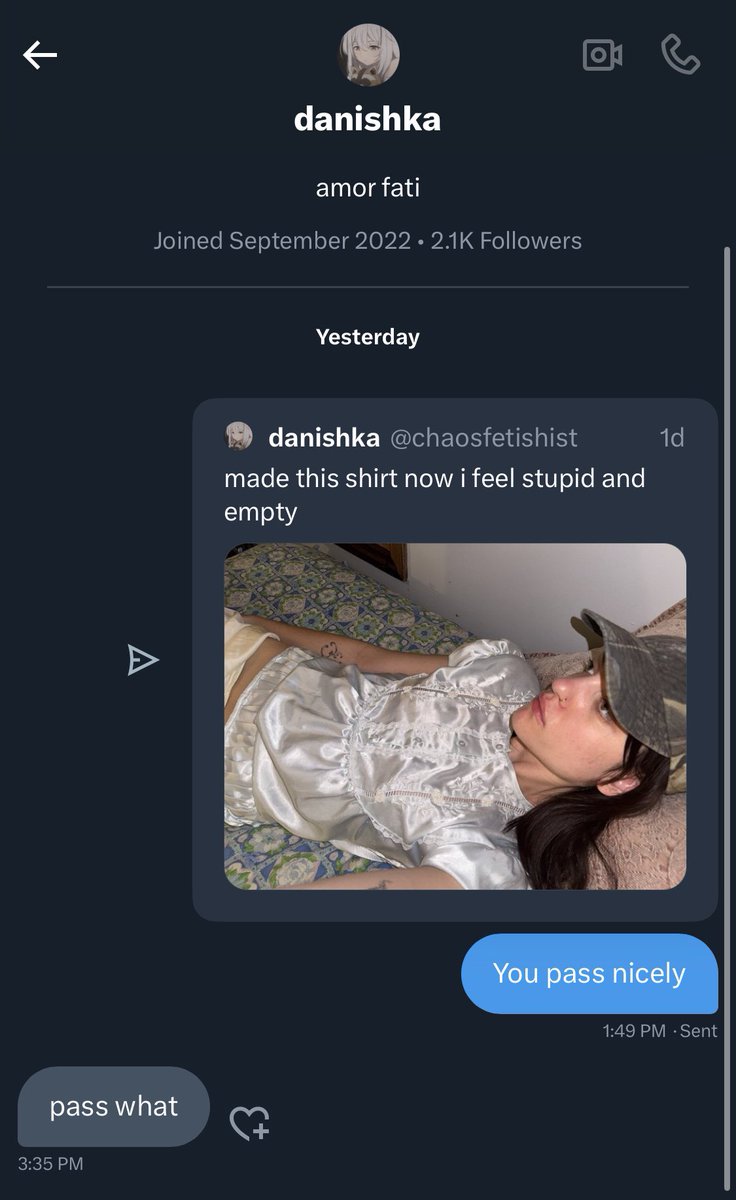 bigblackbunga's tweet image. Telling foids they pass nicely