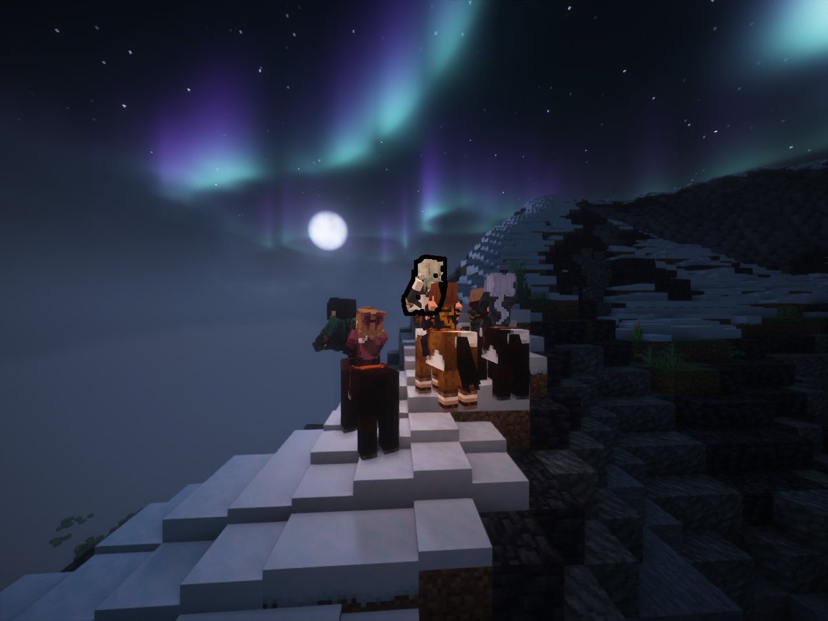 klimuv's tweet photo. Agrego también fotos bonitas con mis negros porque los quiero mucho 🩵 #MEActo2 #mcroleplay #minecraft https://t.co/D68tQpUu08
