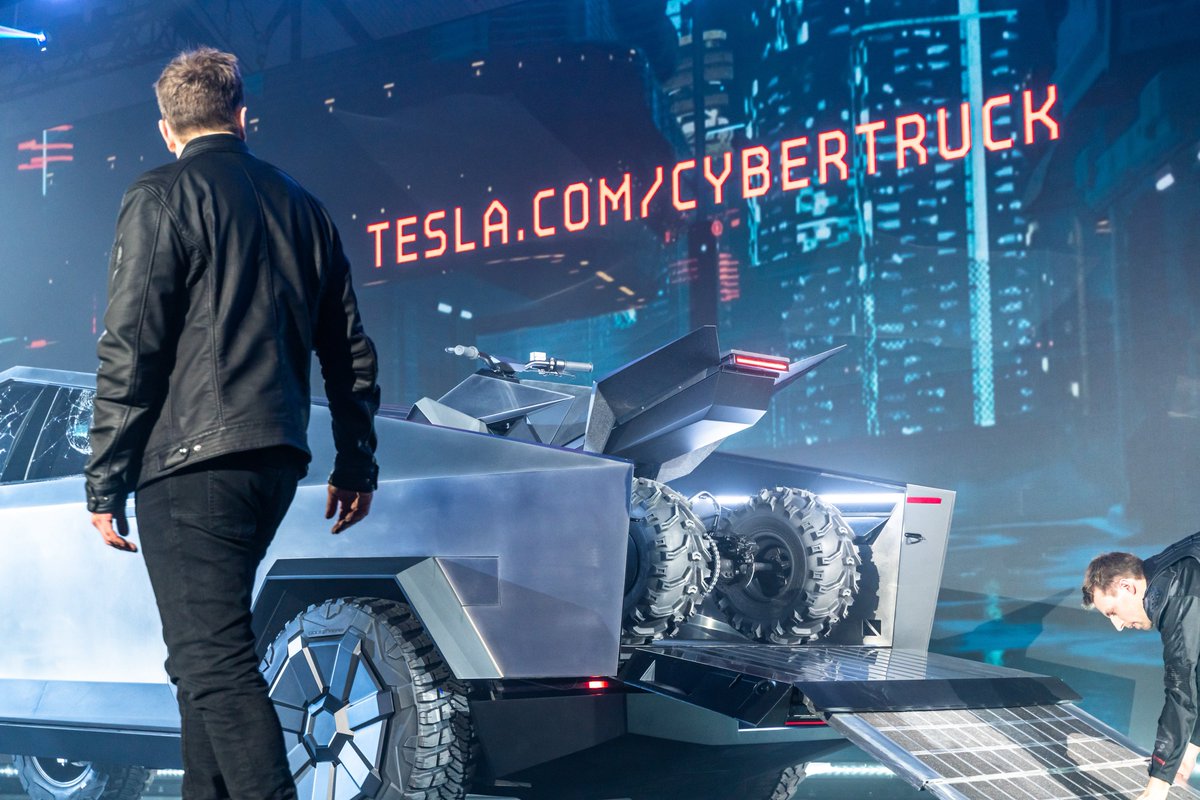 FromWhereICHG's tweet image. In 2019, I attended the Cybertruck launch event and made two decisions that night:
1. Purchase a Cybertruck.
2. Do something extraordinary with it.
Despite the skeptics and noise, I stayed committed to my plan.