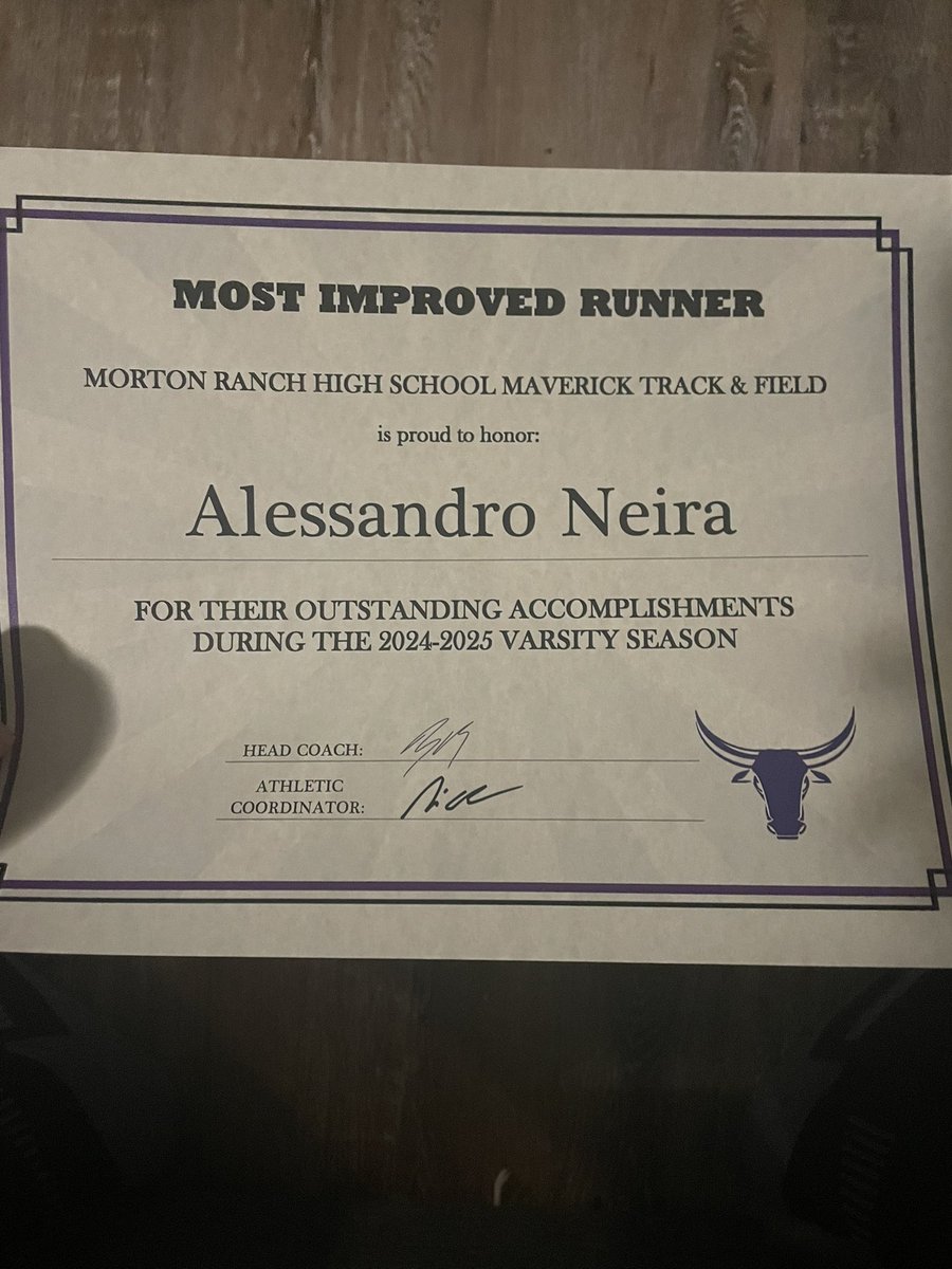 aneira2026's tweet photo. Another great track banquet, ended up taking the most improved award. couldn’t have been more proud of the work my team and I put in as a team. this team has a very special place in my heart. https://t.co/kc9xRFweXo