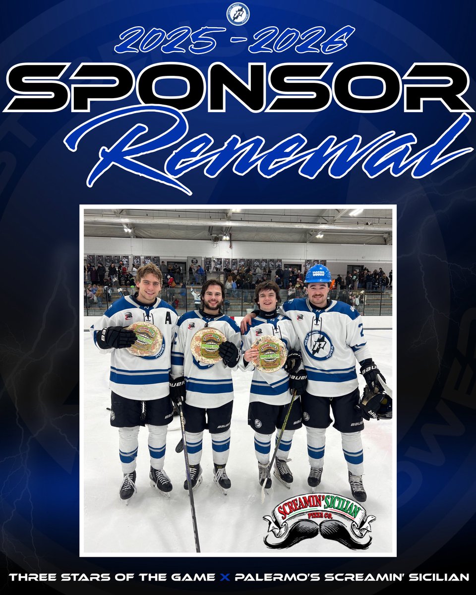 West Bend Power Hockey (@westbendpower) on Twitter photo ⚡️SPONSORSHIP RENEWAL⚡️
We are excited to announce “Palermo’s Screamin’ Sicilian” has renewed their sponsorship for the 2025-2026 season!
We appreciate and thank you for your support! 🍕🌟
<a href="/ScreaminPizza/">Screamin' Sicilian</a>
#PowerUp #OurTeamOurTown ⚡️SPONSORSHIP RENEWAL⚡️
We are excited to announce “Palermo’s Screamin’ Sicilian” has renewed their sponsorship for the 2025-2026 season!
We appreciate and thank you for your support! 🍕🌟
<a href="/ScreaminPizza/">Screamin' Sicilian</a>
#PowerUp #OurTeamOurTown