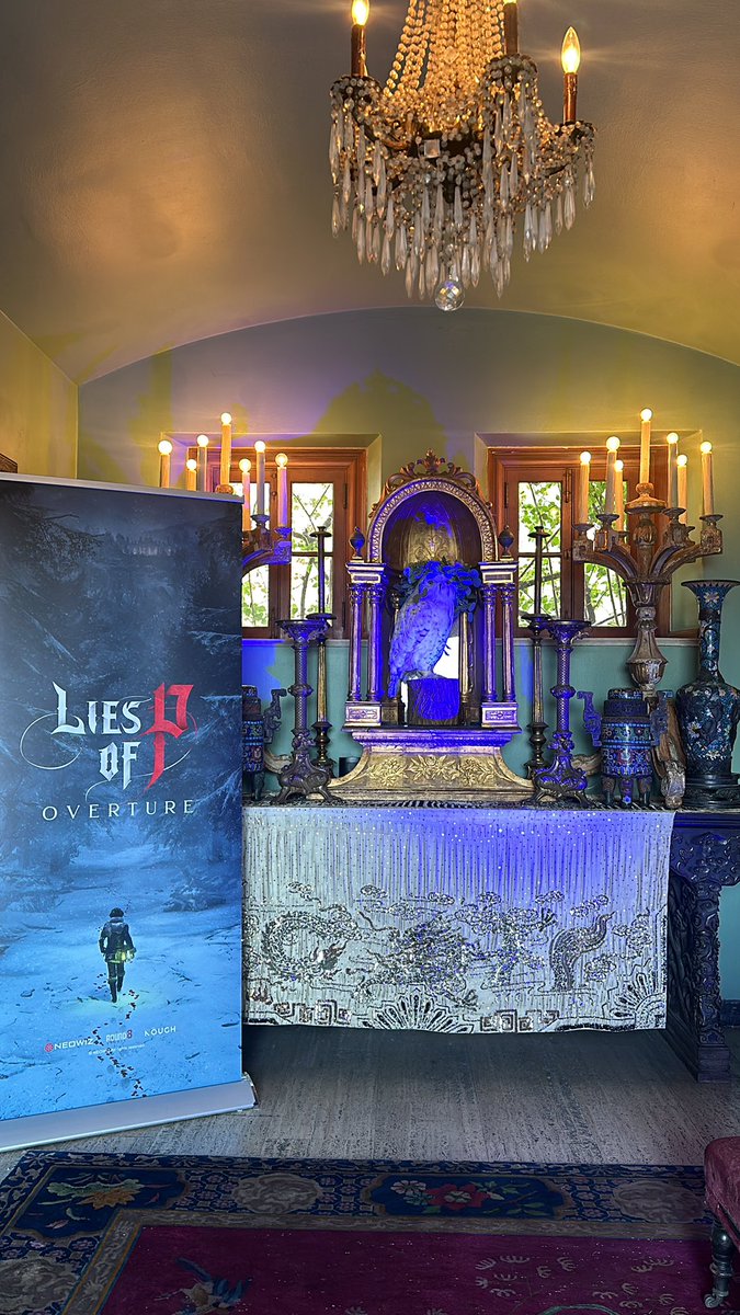 SashaGrey's tweet photo. Got to play @Liesofp Overture at a small gathering last night, thank you so much for the invite, can’t wait to play the full DLC! https://t.co/y3fxZb3WGa