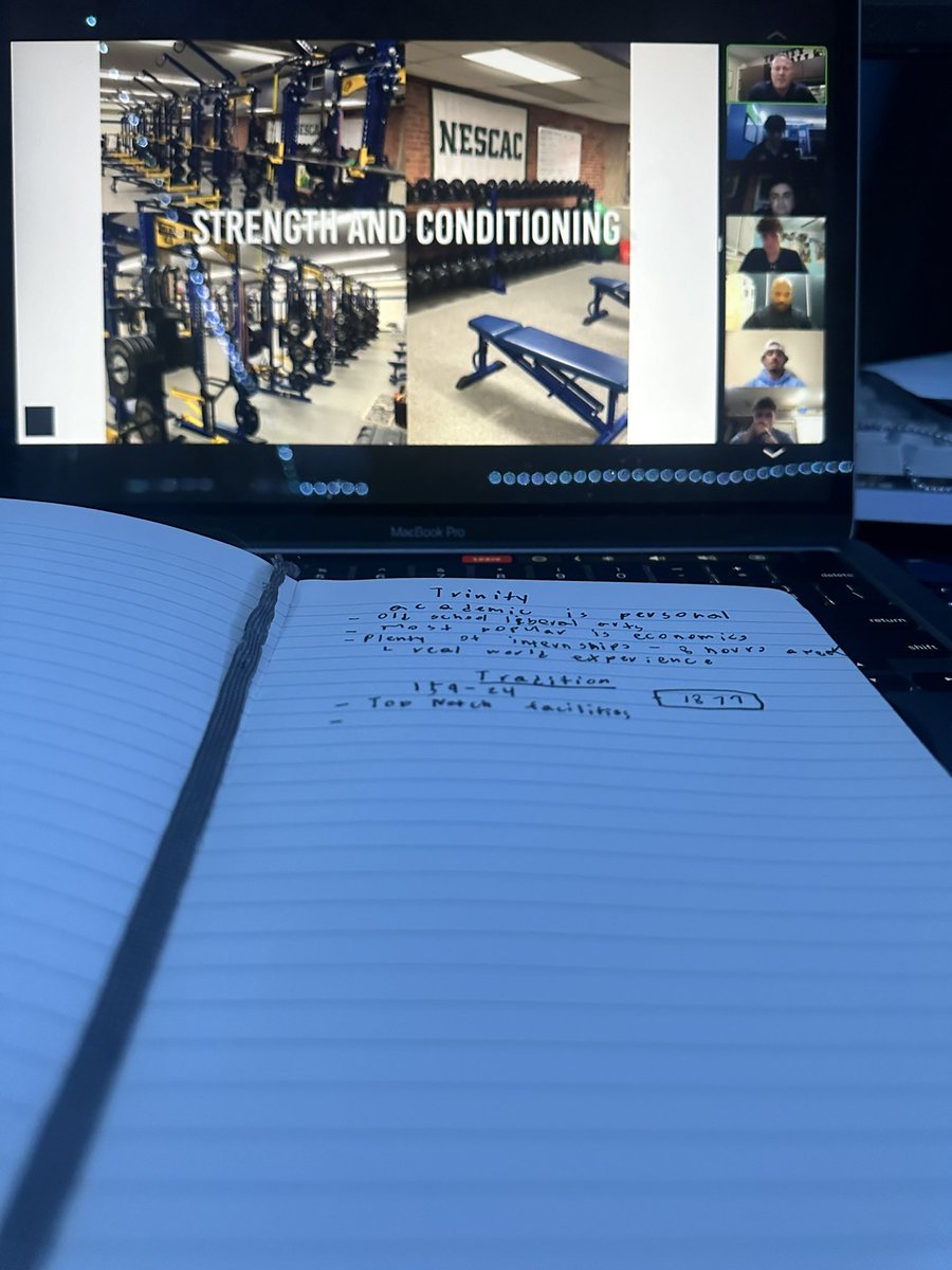 Patrick Vouk (@patrick_vouk) on Twitter photo Thank you <a href="/CoachDevanney/">Jeff Devanney</a> for a great Virtual Junior day visit! I hand a great time learning about <a href="/TrinFootball/">Trinity Football</a> and the great academic side it has to offer!
<a href="/coach_klier/">Matt Klier</a> <a href="/coachmelnitsky/">Mark Melnitsky</a> Thank you <a href="/CoachDevanney/">Jeff Devanney</a> for a great Virtual Junior day visit! I hand a great time learning about <a href="/TrinFootball/">Trinity Football</a> and the great academic side it has to offer!
<a href="/coach_klier/">Matt Klier</a> <a href="/coachmelnitsky/">Mark Melnitsky</a>