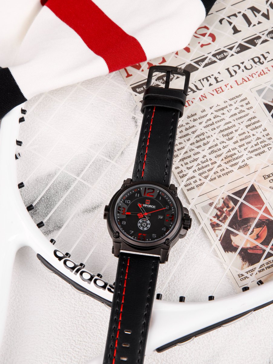 NaviforceWatch's tweet photo. Introducing NF9099: Moves Like You Do

Black dial with skeleton markers
Bold contrast, built to move

Paired with a classic strap and tough stitching
For a grip that keeps up with your pace

Style with stamina
Ready when you are

#nf9099 #naviforce #menswatch https://t.co/Ua6sAQQQzp