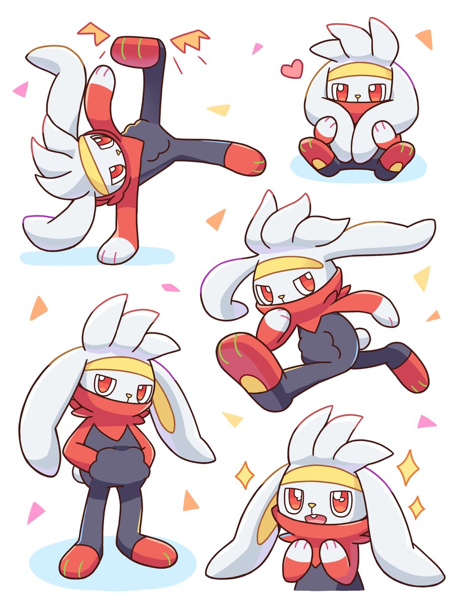 nekogyo122's tweet image. ラビフット