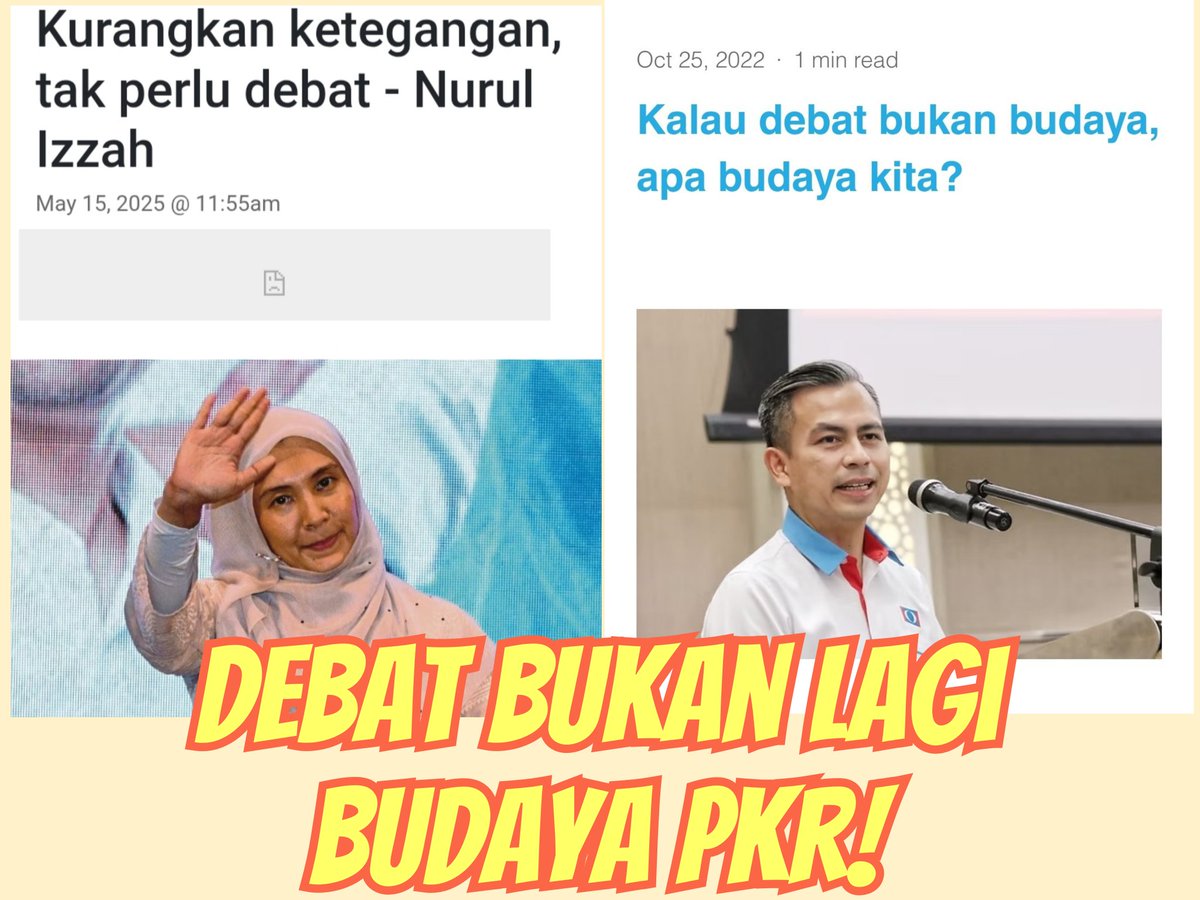 md_zuwairi's tweet photo. Rakyat Bersama Rafizi Ramli 5

Peringatan terakhir keras dan tegas buat semua 9000 Perwakilan PKR yang akan mengundi secara bersemuka dan kepada 20 000 lagi Perwakilan PKR yang akan mengundi secara atas talian iaitu Sistem auta dan propa Blockchain.Pastikan anda kekalkan Rafizi https://t.co/ynlz9DMFIR
