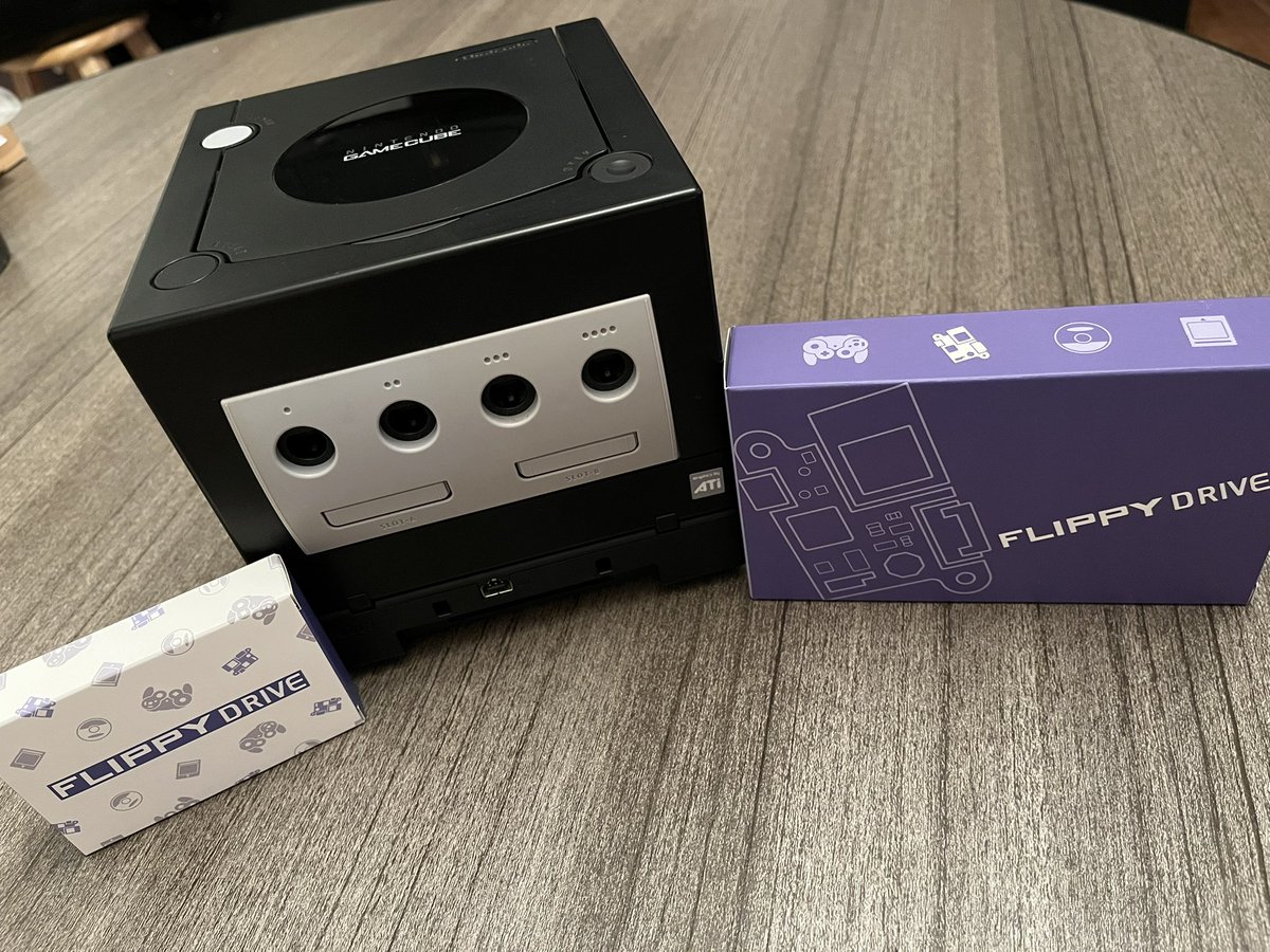 BigBossEnt4Life's tweet photo. Flippy Drive order just got delivered! I’m gonna install the Ethernet version (purple box) on my personal GameCube.

  #flippydrive #gamecube #Nintendo  #teamoffbroadway https://t.co/6wpIUqaUB6