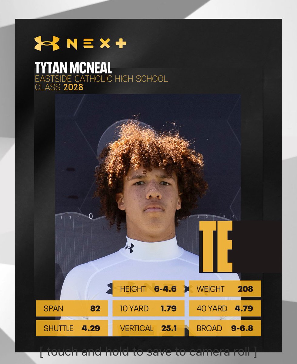 TytanMcNeal24's tweet image. Grateful for the opportunity last week to compete at @UANextFootball camp.  Excited to continue the grind and keep getting better! #UANEXT 
@BrandonHuffman @TheUCReport @TFordFSP