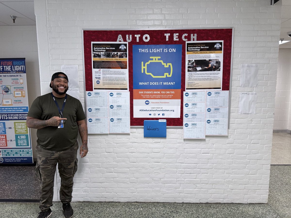 MiVida M. Parham (She/Her) (@mividamparham) on Twitter photo PICTURE MAIL! <a href="/MilfordMillAcad/">Milford Mill Academy</a> #Automotive students have successfully passed 44 <a href="/ASEtests/">ASE</a> certifications. 2 students received 9 certifications and will be awarded the #ASE G1 test series title as a junior technician. Kudos Mr. Smith! <a href="/CTE_BaltCoPS/">BCPS CTE Office</a> #SuccessfulAfterBCPS PICTURE MAIL! <a href="/MilfordMillAcad/">Milford Mill Academy</a> #Automotive students have successfully passed 44 <a href="/ASEtests/">ASE</a> certifications. 2 students received 9 certifications and will be awarded the #ASE G1 test series title as a junior technician. Kudos Mr. Smith! <a href="/CTE_BaltCoPS/">BCPS CTE Office</a> #SuccessfulAfterBCPS