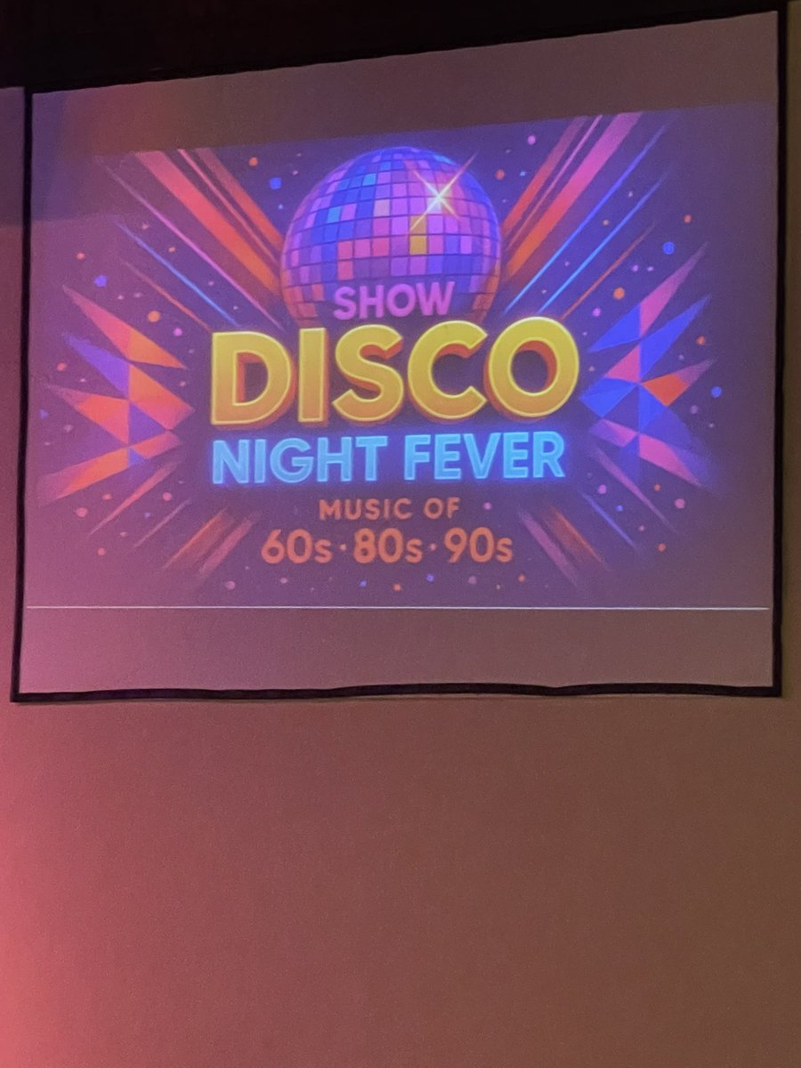 Incredible show advertisement at the all inclusive resort