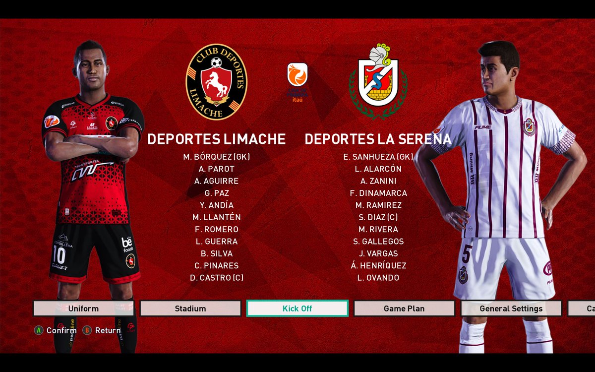 YModsPES's tweet photo. #PES2021 #YMPatch
🇨🇱 Liga de Primera Itau 2025

Coming Soon.... 
Credit Kits:
@ReixxMan 

#eFootballPES2021 #eFootball #PESPatch #PESMod #ligadeprimera https://t.co/MCHINYXdVD