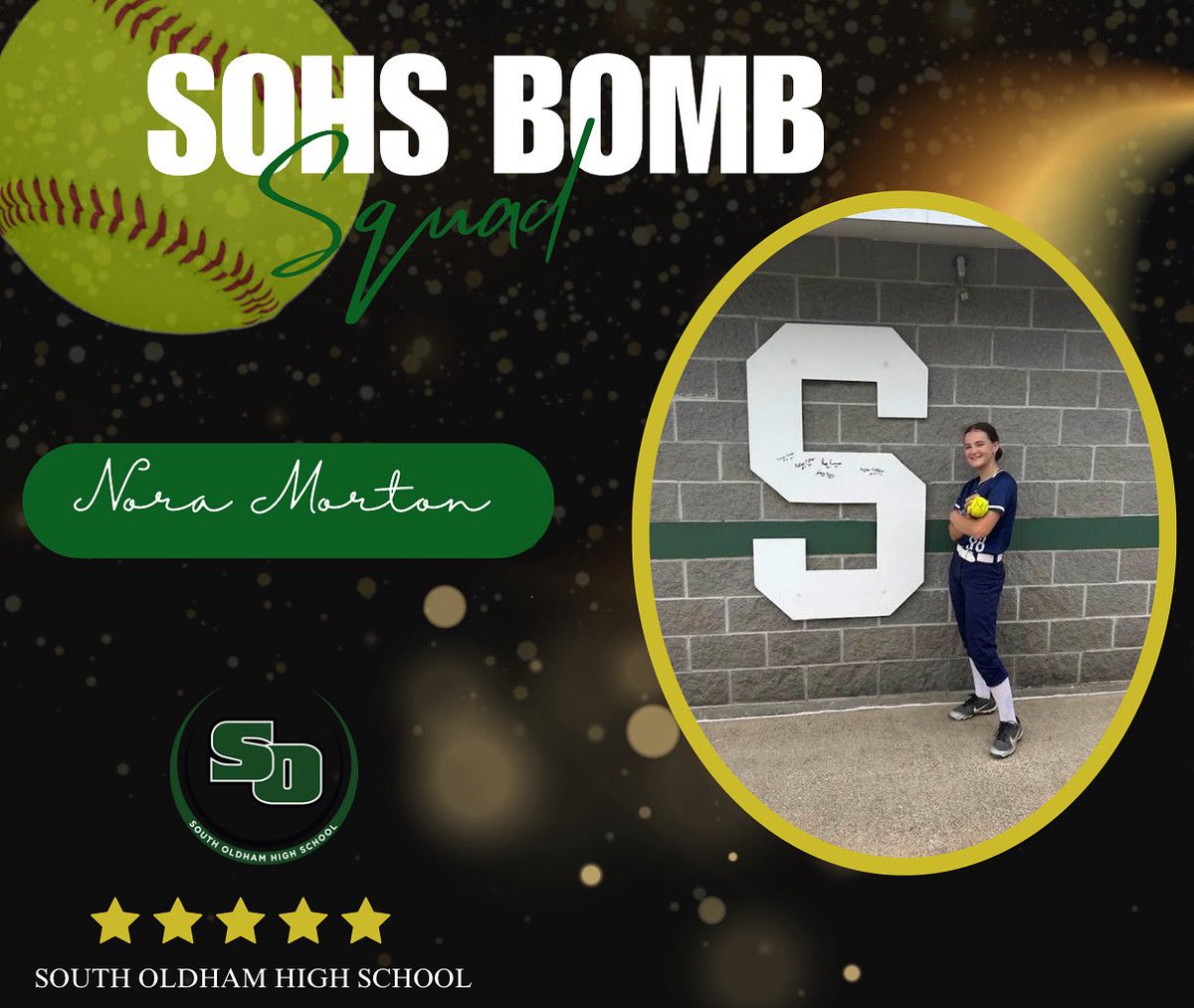 💥✨💥✨
💣 Alert!  8th grader, Nora Morton hits a home run for the Lady Dragons! Way to go Nora !
#godragons🐉