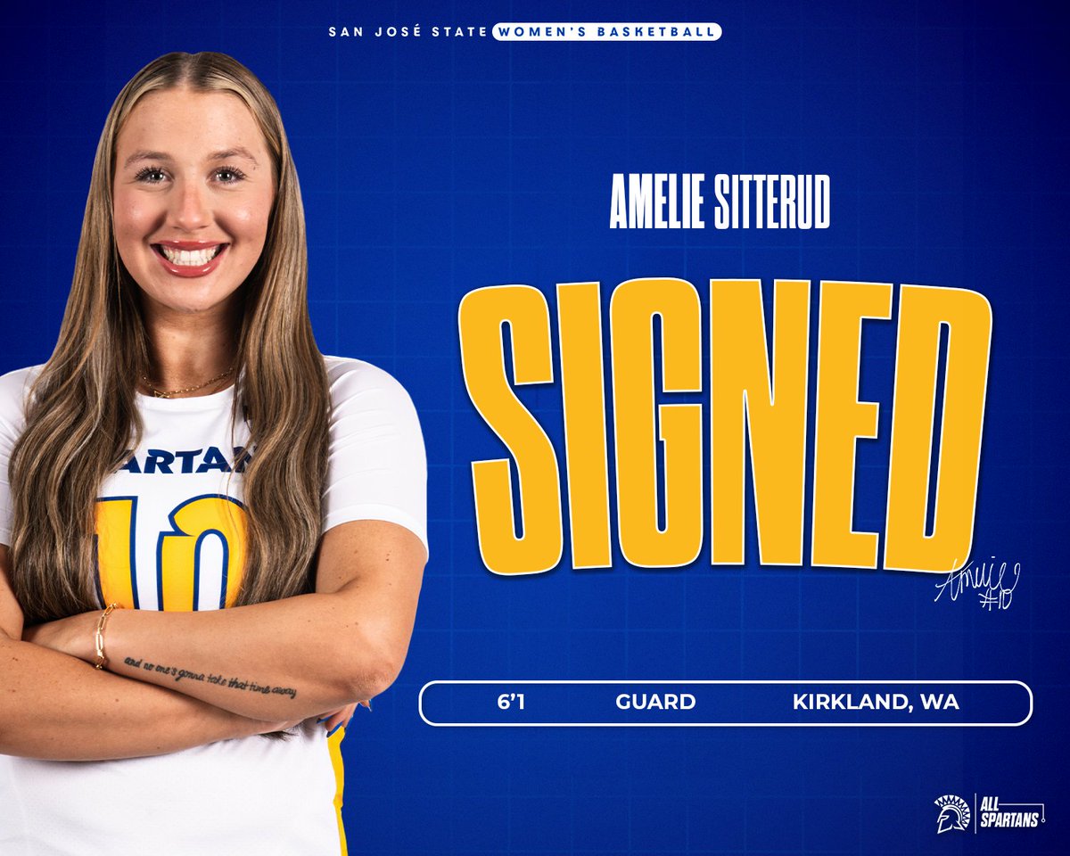 𝑺𝒊𝒈𝒏𝒆𝒅 ✍️

Welcome to the 408, Amelie! 

#AllSpartans
