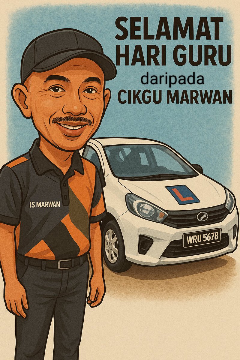 MarwanMahmud's tweet photo. Selamat Hari Guru kepada semua Pengajar Memandu di Malaysia terutama sekali anda semua dalam group ni.. Semoga terus cekal dan bersemangat mengajar bakal pemandu di Malaysia 😄

Tidak lupa juga kepada semua jenis guru ye 🥰 #drivinginstructor https://t.co/YAJqPOygcL