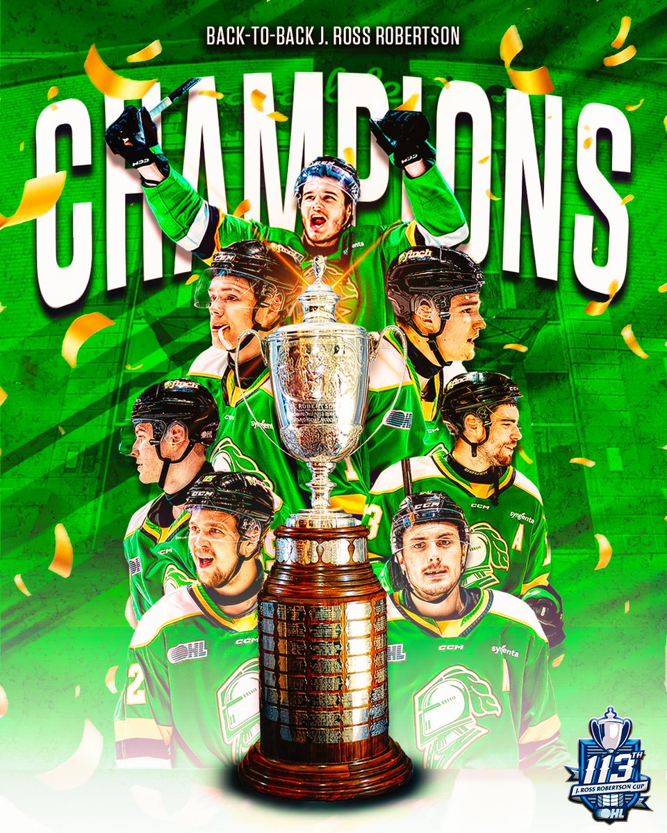 Ontario Hockey League (@ohlhockey) on Twitter photo The throne has been defended ⚔️
The <a href="/LondonKnights/">London Knights</a> are back-to-back #OHL Champions! 🏆
#OHLChampionship | <a href="/CHLHockey/">Canadian Hockey League</a> The throne has been defended ⚔️
The <a href="/LondonKnights/">London Knights</a> are back-to-back #OHL Champions! 🏆
#OHLChampionship | <a href="/CHLHockey/">Canadian Hockey League</a>