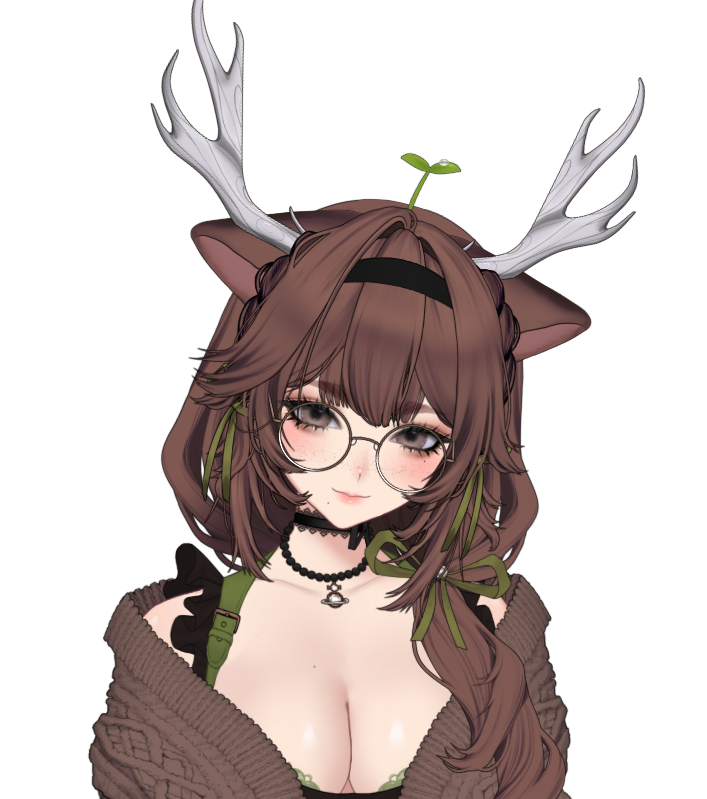 FawnnaVT's tweet photo. oh no they made her emo🦌🖤
model by: @suiika___ https://t.co/lCvDGlly2Q