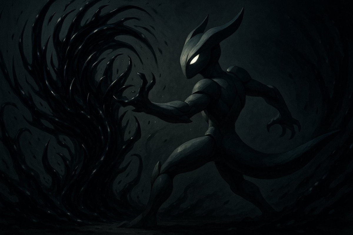 TagClashX's tweet photo. GM from the edge of shadow. 🖤

Some creatures roar.
Others whisper... and still control the arena.

Meet Veymor

Not all tags come easy. Would you risk this one?

#TagClash #GMPost #CreatureReveal #TacticalCreature #ArenaCombat #MonsterTamer #TCG https://t.co/TMX0u4JZdq