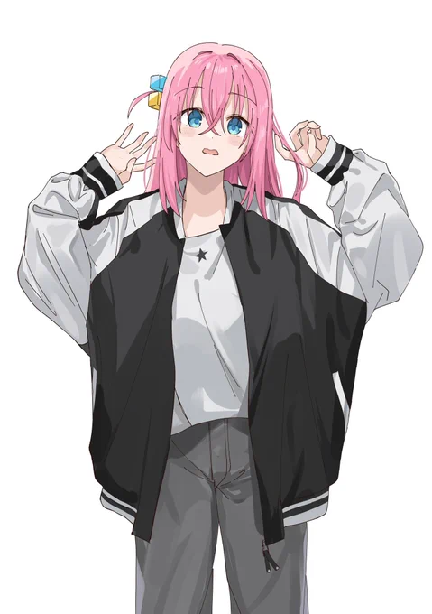 お姉さんのジャケット……