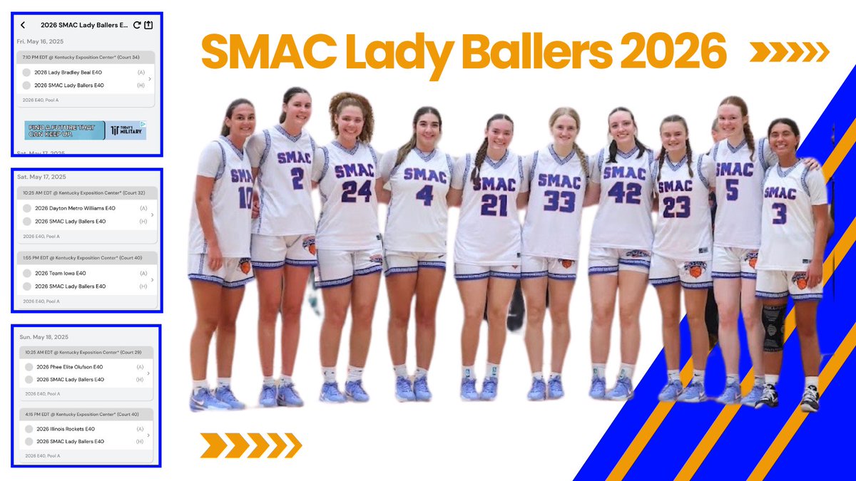 My schedule this weekend for The Classic! <a href="/SMACBasketball/">SMAC Basketball</a>