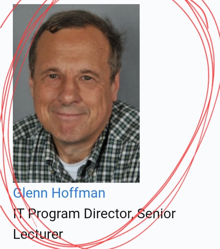 SRMandeles's tweet photo. @EYakoby An anonymous @UMassBoston student stated it's this guy: UMB comp sci prof Glenn Hoffman. Another UMB student claimed the video was taken at a UMB space, rather than Harvard. Not clear to me, wasn't there, but he sure looks like the guy in the clip. Possible to verify? https://t.co/nm9c4O5Mn1