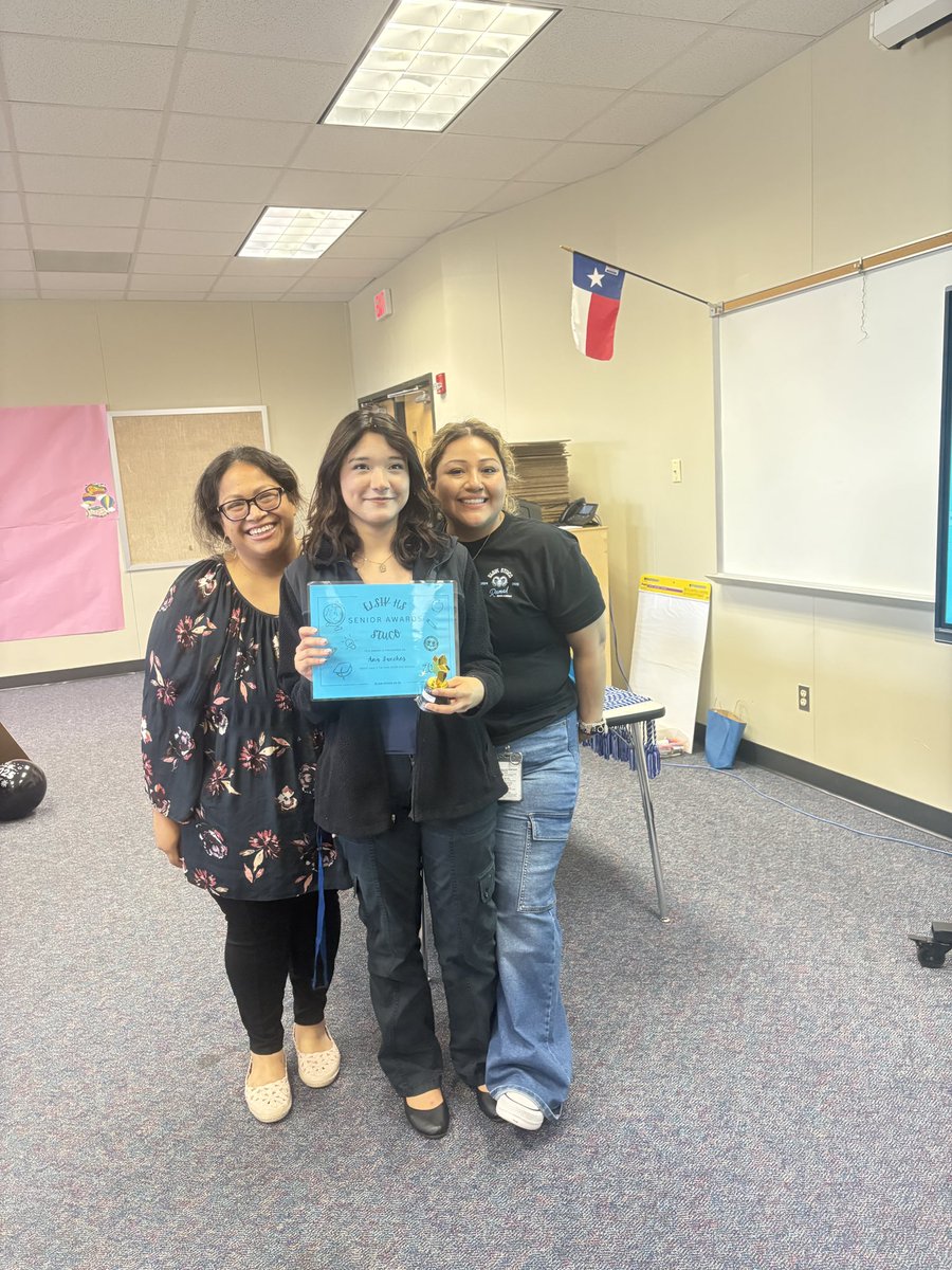 MsGarciaTweets's tweet image. Voted most likely to take over the world today by our Student Body. I would gladly follow Ana Sanchez anywhere! #EBlock #ElsikSTUCO