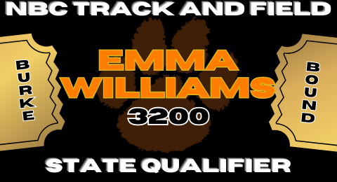 NbcTrack's tweet image. State Qualifier
Emma Williams 
3200M Run
2nd Place 12:23